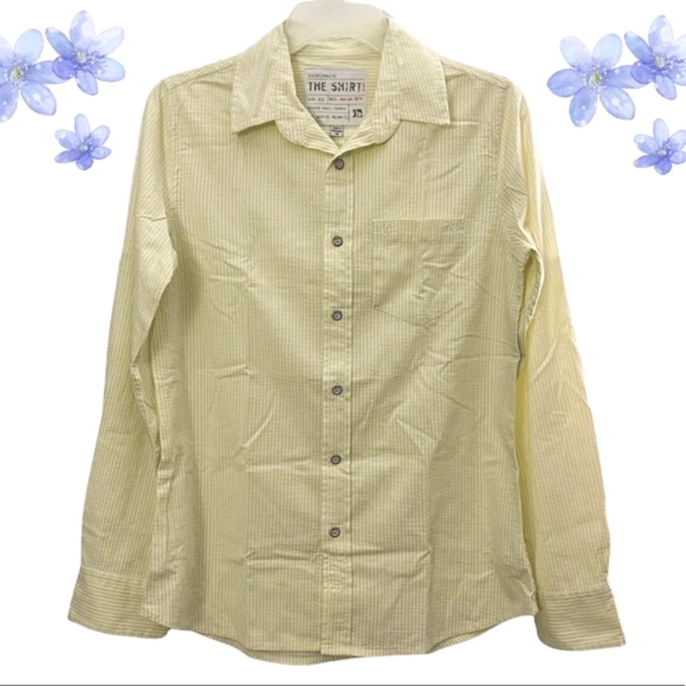 Joe's Jeans Light Yellow Button-Down Shirt